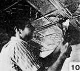 10. Seal all seams by tapping with the head of a wide-angled chisel. 