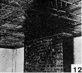 12. Paint the finished ceiling with an oil base paint (water-base paint rusts the metal.) “Liquid Solder is a good way to close any gaps when joining the corners with the cornice. 