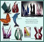 acrylic sculptures