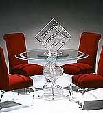 Acrylic Dining Table & Chairs