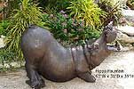 Hippo-Fountain-Statue
