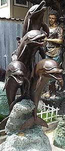 Dolphins-Four-Statues