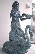 Bronze-Mermaid-on-Swan