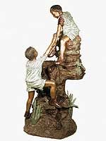 Kids-Climbing-on-Rock