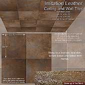 Faux Leather Tiles