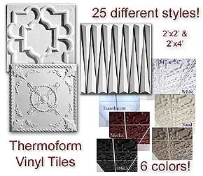 Plastic Ceiling Tile