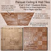 Wood Ceiling Tiles