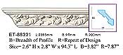 ET-88221 Crown Moulding