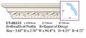 ET-88223 Crown Molding