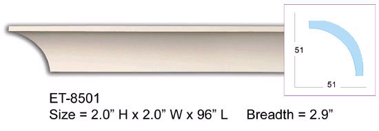 ET-8501 Crown Moulding