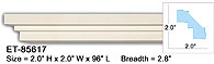 ET-85617 Crown Moulding