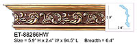ET-88266HW Crown Molding
