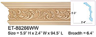ET-88266WW Crown Molding