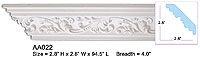 AA022 Flex Crown Molding