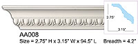 AA008 Crown Molding