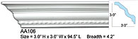 AA106 Crown Molding