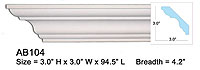 AB104 Crown Molding