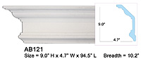 AB121 Crown Molding