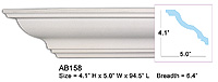 AB158 Crown Molding