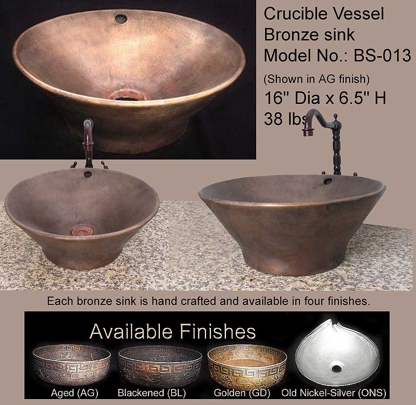 Bronze Sinks BS013