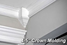 4" to 5" Crown Molding