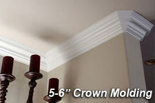 5" to 6" Crown Molding