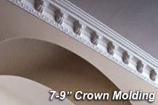 7" to 9" Crown Molding