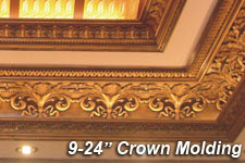 9" to 24" Crown Molding