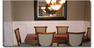 casing chair rail and wainscoting