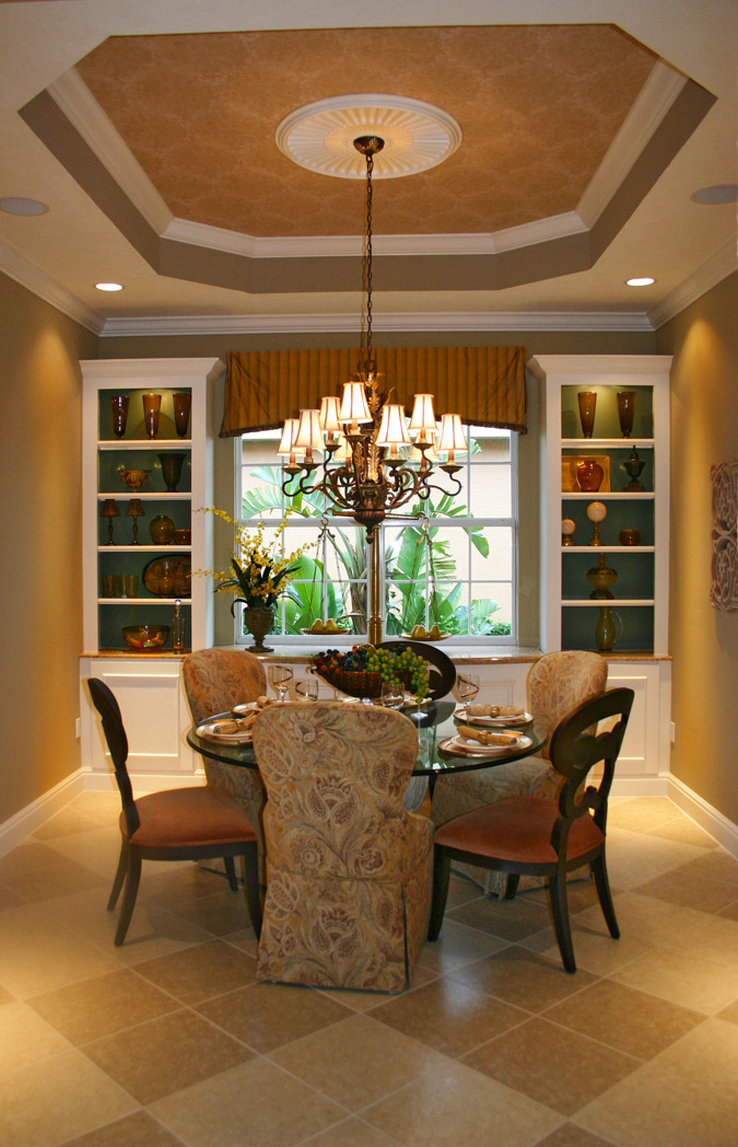 Dining Room Coffered Ceiling