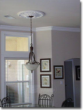 Kitchen After Crown Molding