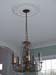 Ceiling Medallion & Chandelier