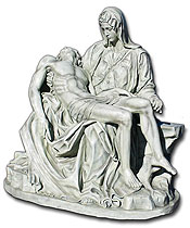 Pieta Grey Statue