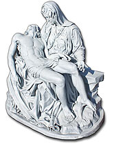 Pieta Grey Statue