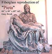 Pieta Grey Statue