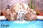 Poolside Waterfall